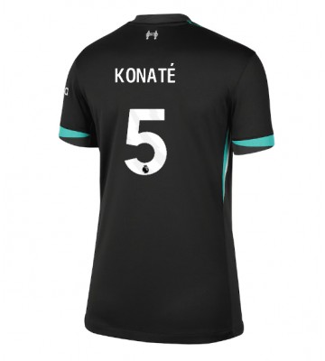 Liverpool Ibrahima Konate #5 Bortatröja Kvinnor 2024-25 Kortärmad